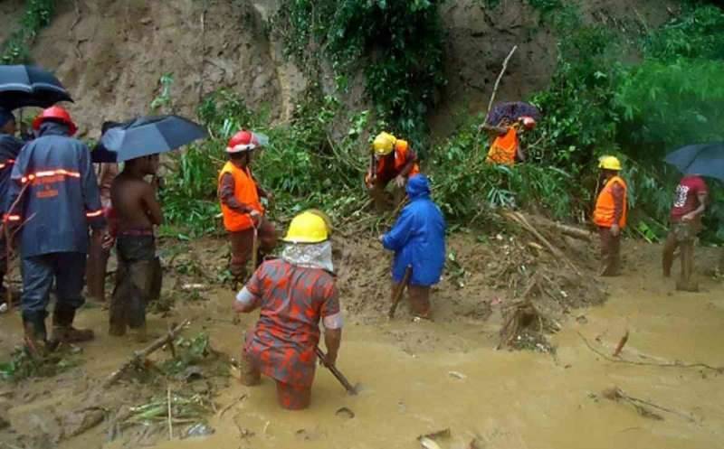 Landslides kill 43 in Bangladesh after heavy rain