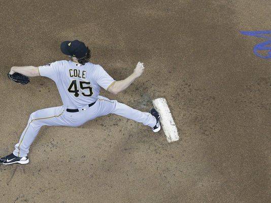 McCutchen, Cole lead Pirates past Brewers 8-1