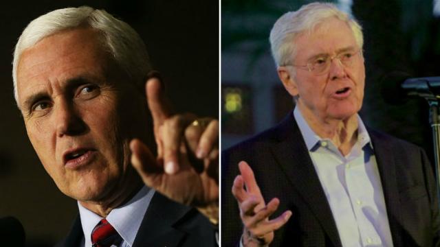 Pence meets with Koch brother in Colorado