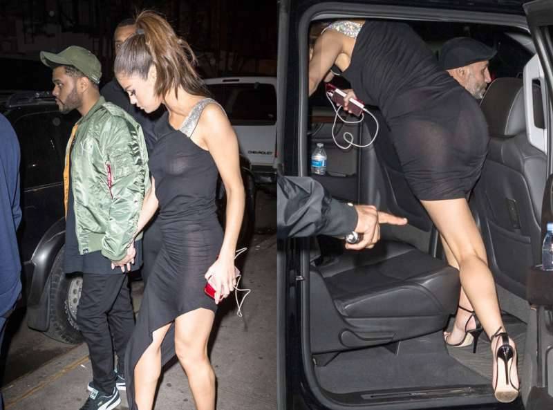 Selena Gomez Turns Heads in See-Through Dress for Date Night With The Weeknd