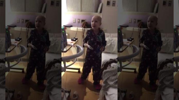 7-year-old dances through side effects of cancer treatment
