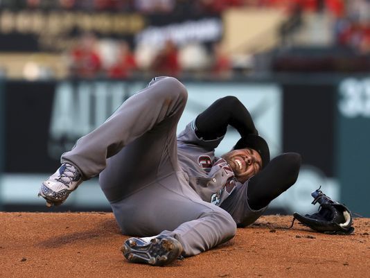 Arizona pitcher Ray is doing well after being hit in head
