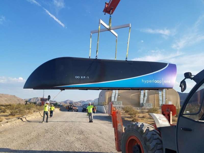 High-speed Hyperloop project ready for key test in Nevada