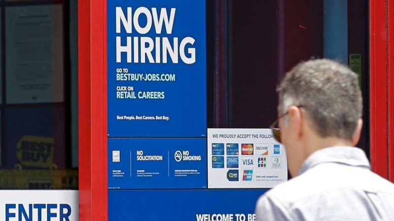Hiring surged last month in a sign of US economic vitality