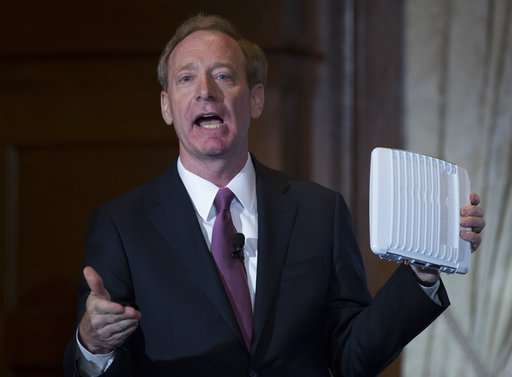 Microsoft plans to use new wireless technology to provide TV airwaves in rural areas