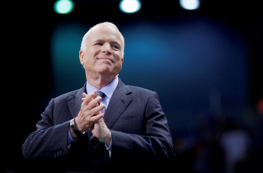 Republican Senator McCain will return Tuesday for healthcare vote