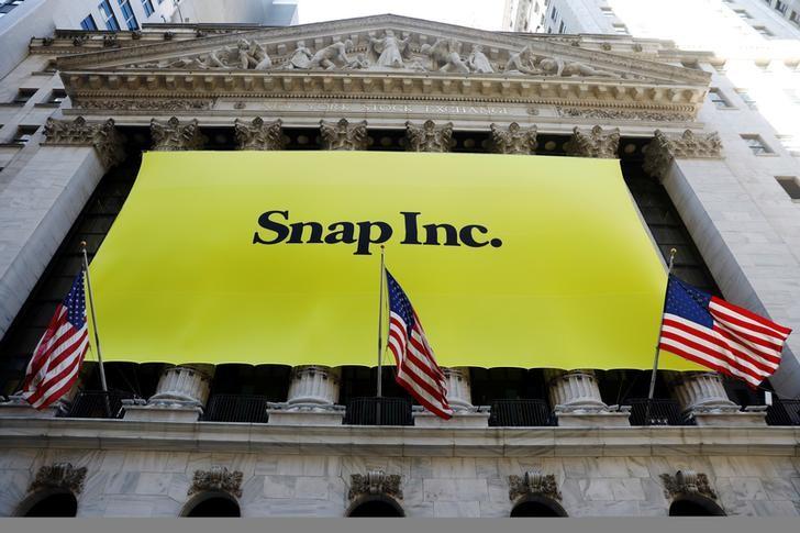 Snap shares fall below $17 IPO price for first time