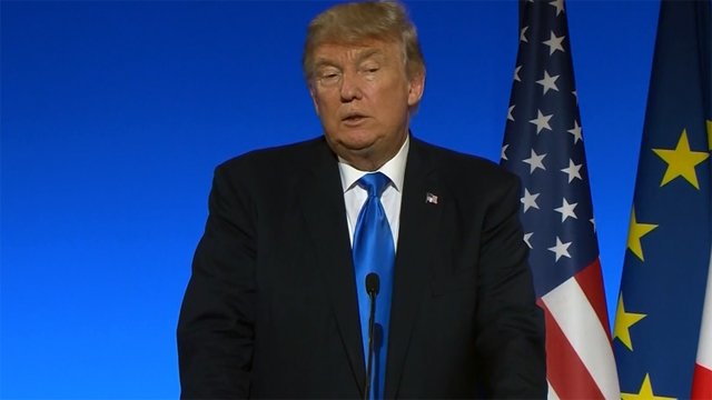 Trump changes tune, flexes US muscle overseas