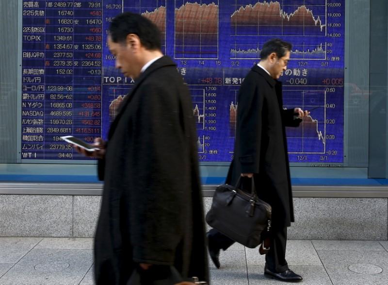 Asian shares bounce after losses, dollar sags on weak U.S. CPI