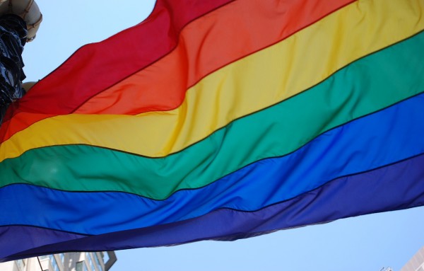 British government flies rainbow gay rights flag over Northern Ireland office