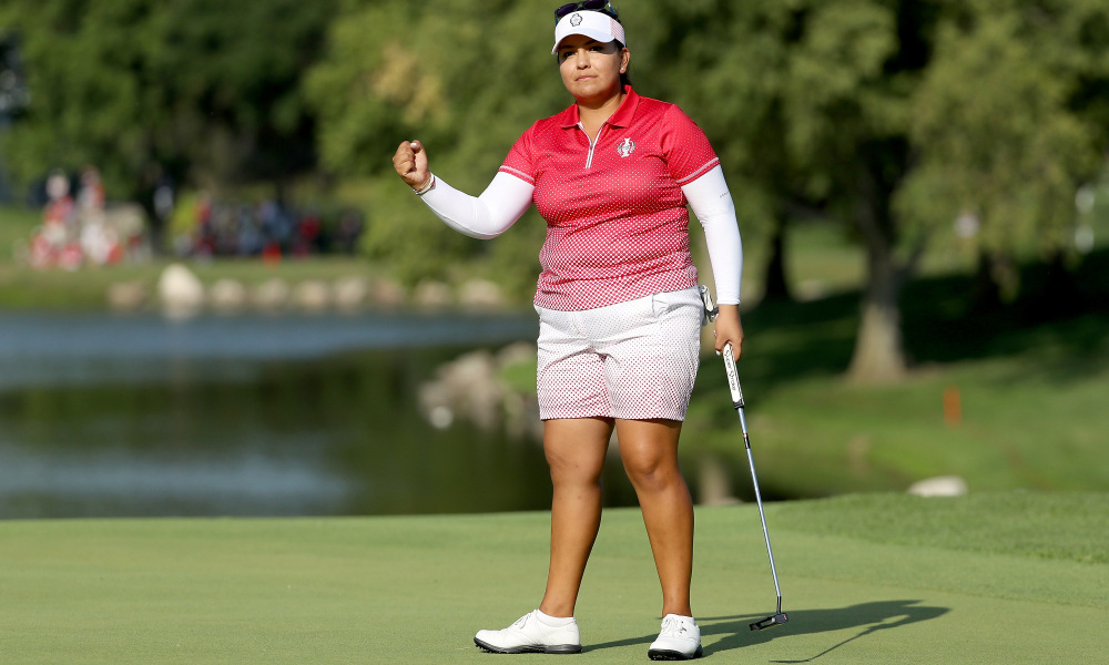 Driven Lizette Salas’ sensational play spurs Team USA to afternoon sweep in four-ball