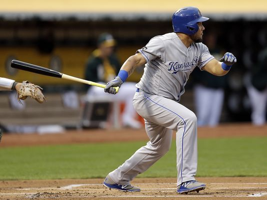 Joyce’s 3-run double rallies A’s past Royals 10-8