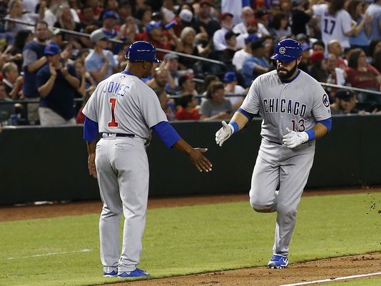 Lackey wins 5th straight, Cubs beat Diamondbacks 8-3
