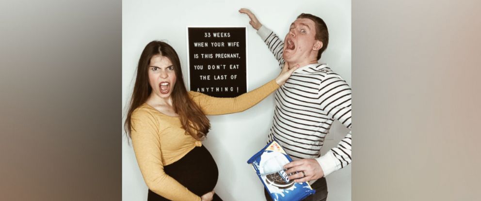 New mom shares her honest take on pregnancy in photo series