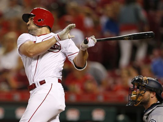 Votto homers for 3rd straight game, Reds beat Padres 11-3