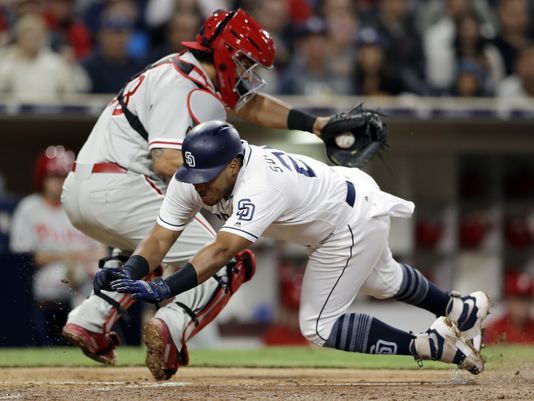 Spangenberg’s 4 RBIs lift Padres past Phillies 8-4