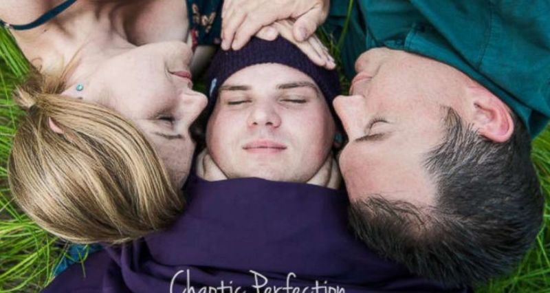 The heartwarming reason why parents took newborn photos with 21-year-old son