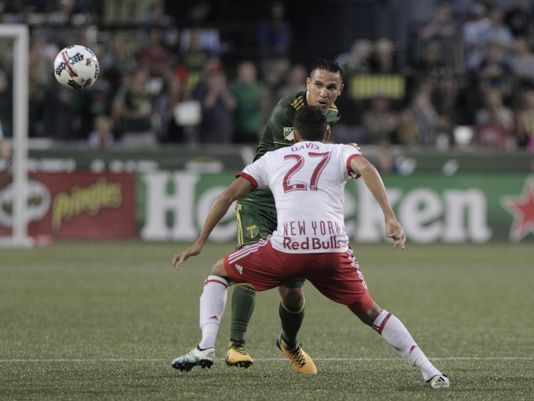 Valeri scores, Timbers beat the Red Bulls 2-0