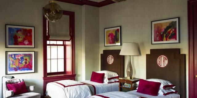 Who says wall trim has to be white? These designers are breaking the mold.