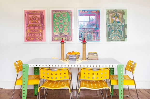 Bringing colour home: a fashion designer’s house