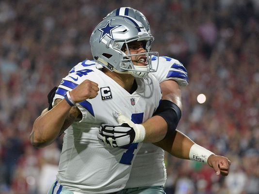 Dak Prescott produces three TDs as Cowboys upend Cardinals 28-17