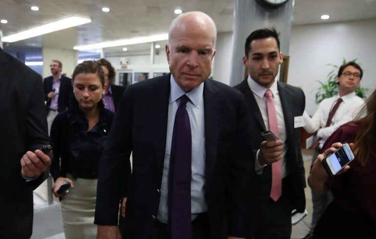 John McCain won’t back Graham-Cassidy bill, likely ending GOP health care push