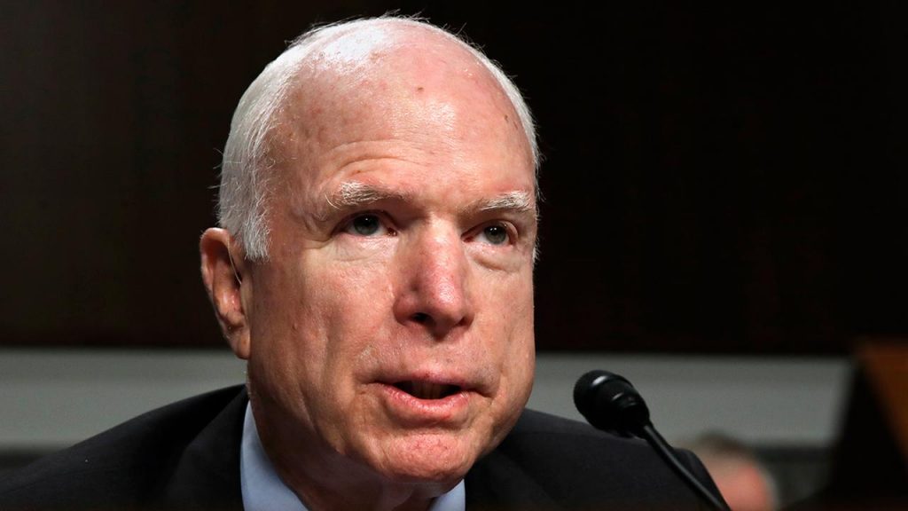 McCain calls brain cancer prognosis very poor