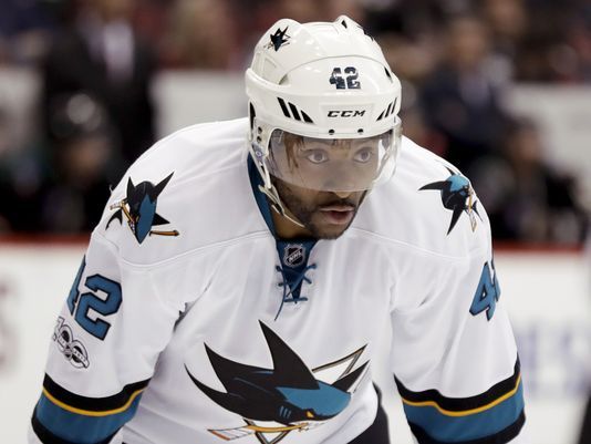 Sharks’ Joel Ward could bring anthem protests to NHL