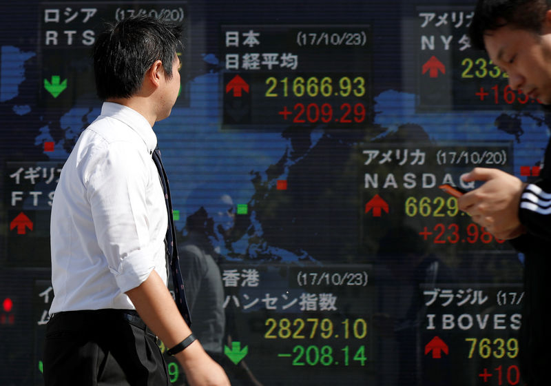 Asian stocks flat after Wall Street pullback euro gains before ECB