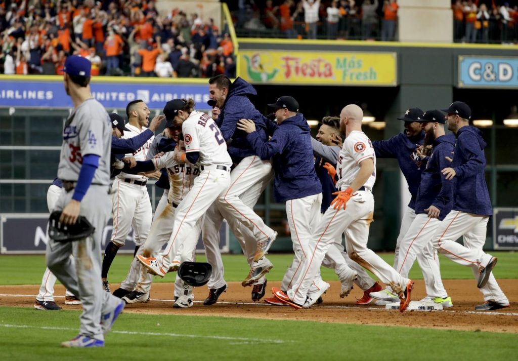 Astros outlast Dodgers in an epic thriller of a Game 5 in the World Series