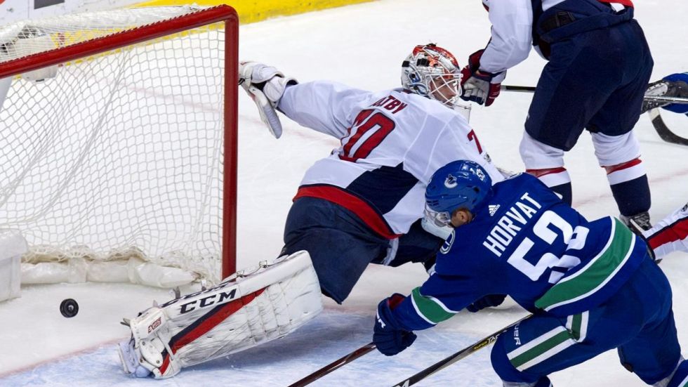 Baertschi leads Canucks past Capitals for 4th straight win