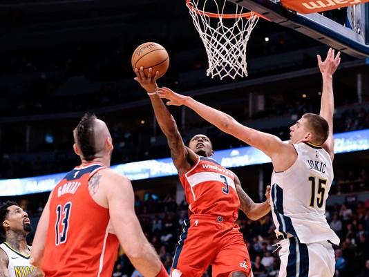Beal scores 20 points, Wizards beat Nuggets 109-104