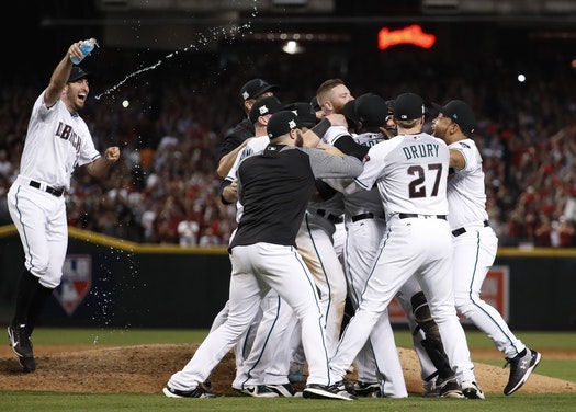 Bradley’s stunning triple helps D-backs outslug Rockies 11-8