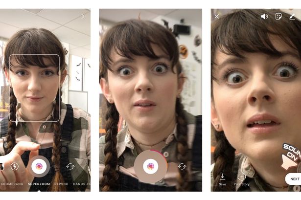 Instagram introduces ‘Superzoom’ just in time for Halloween