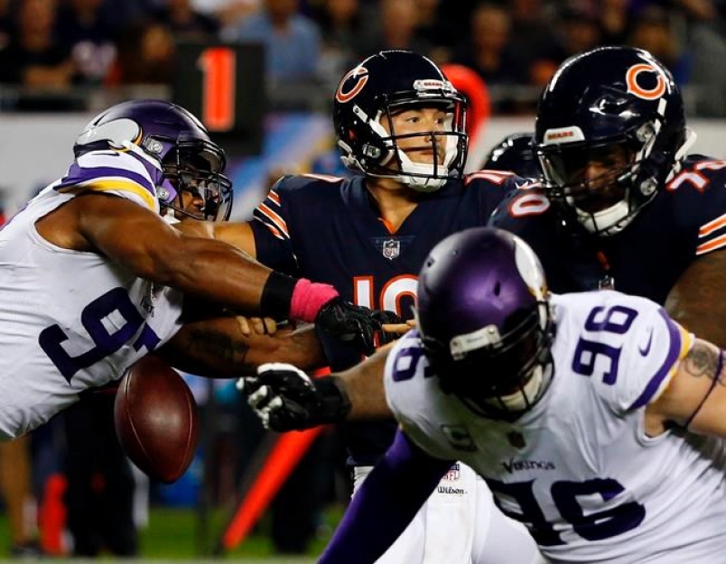 Keenum leads 3 scoring drives, Vikings beat Bears 20-17