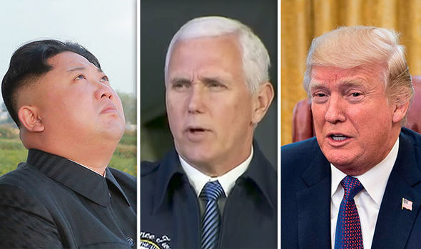 Donald Trump will use OVERWHELMING force against North Korea, warns US VP