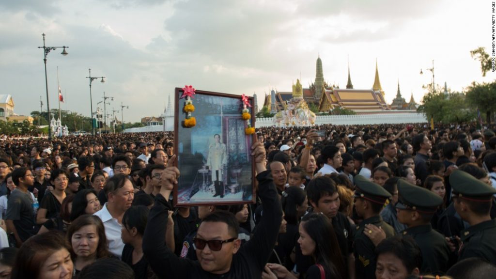 Millions of Thais bid King Bhumibol Adulyadej a final farewell
