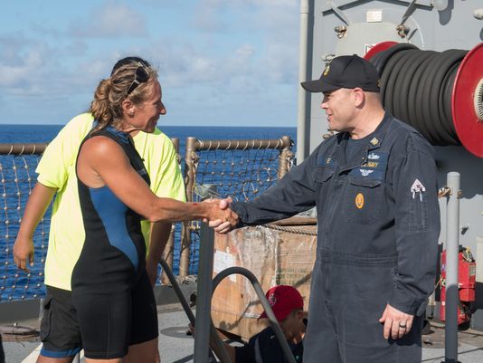 Navy rescues 2 Americans and their dogs who were lost at sea for months