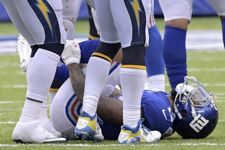 Odell Beckham suffers broken ankle in Giants’ loss