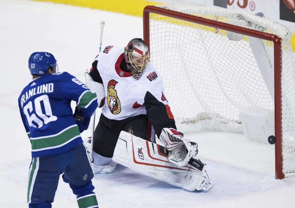 Stone’s shootout goal lifts Seantors to 3-2 win over Canucks