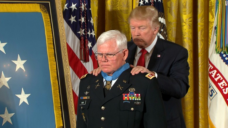 Trump awards Medal of Honor to Vietnam War medic