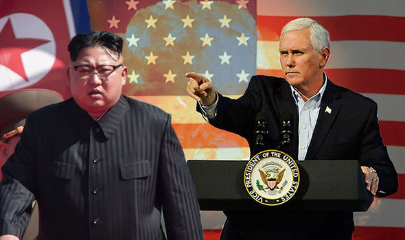 US Vice President warns North Korea to ‘NEVER DOUBT’ America’s military power