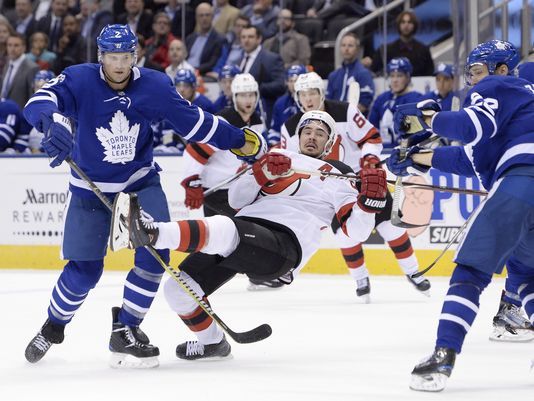Unbeaten Devils end Maple Leafs’ perfect start with 6-3 win