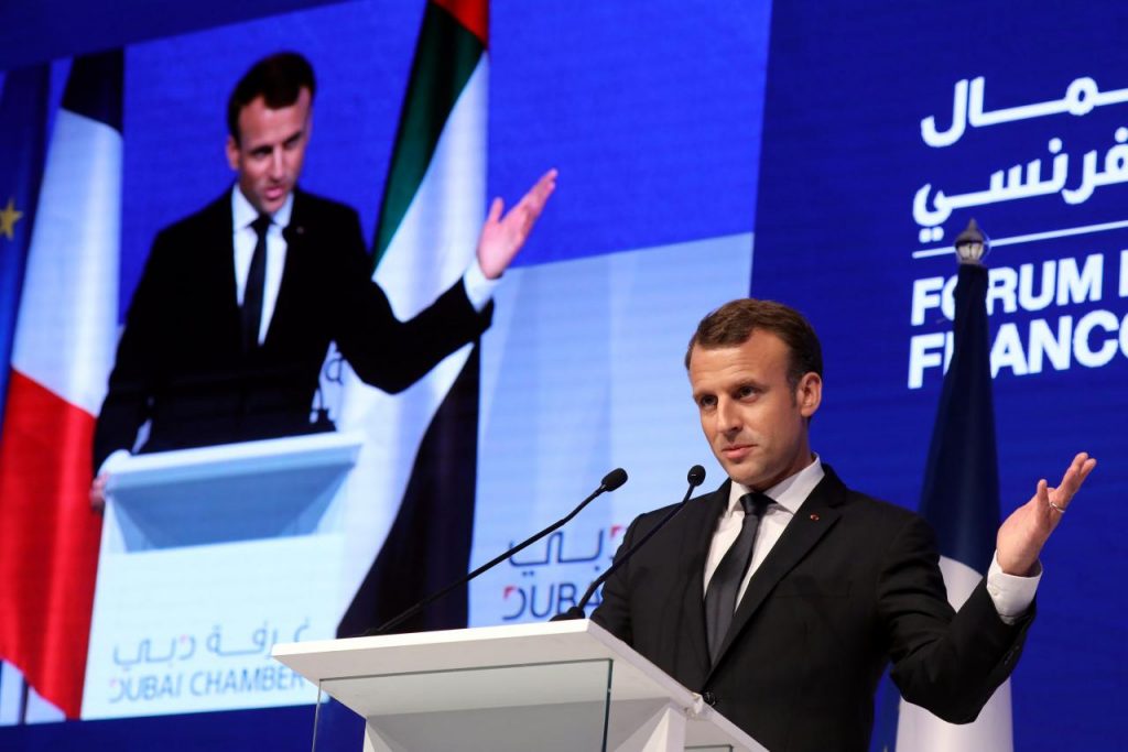France’s Macron broaches Lebanon in surprise Saudi visit