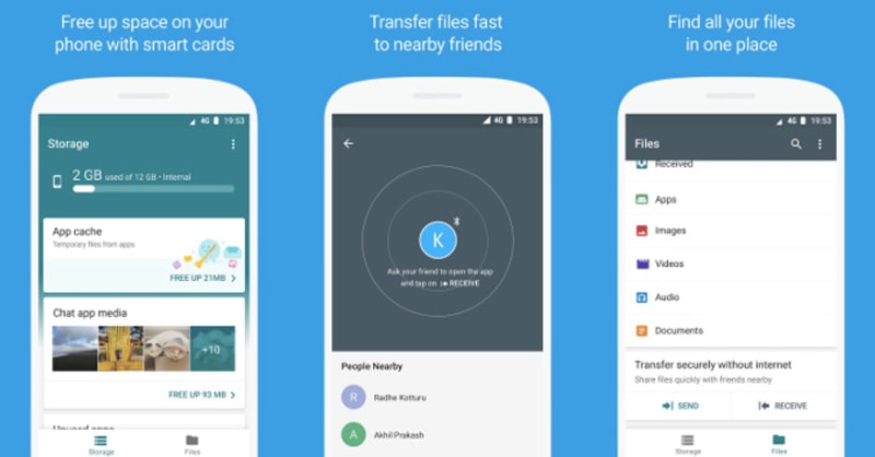 How to Use Files Go, Google’s New AirDrop-Style File Sharing App