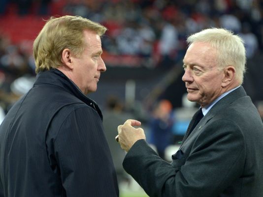 Jerry Jones threatens to sue NFL over Roger Goodell contract negotiations