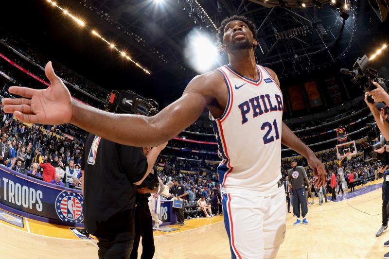 Joel Embiid 1st Sixer Since Allen Iverson to Score 40-Plus Points in a Game