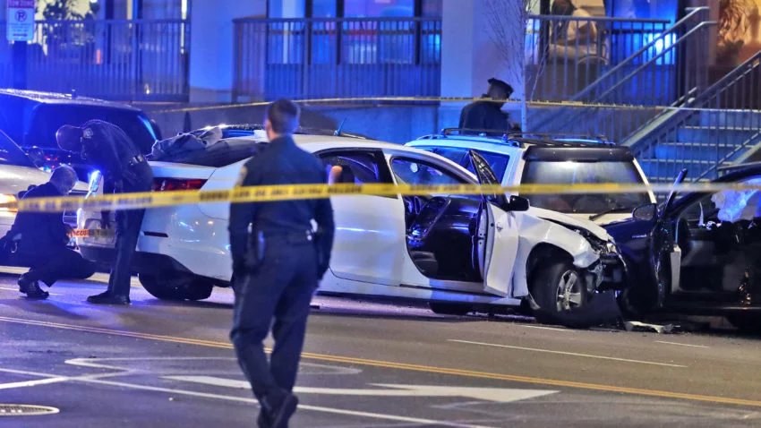 Man is shot in car on Mass. Ave. in Boston