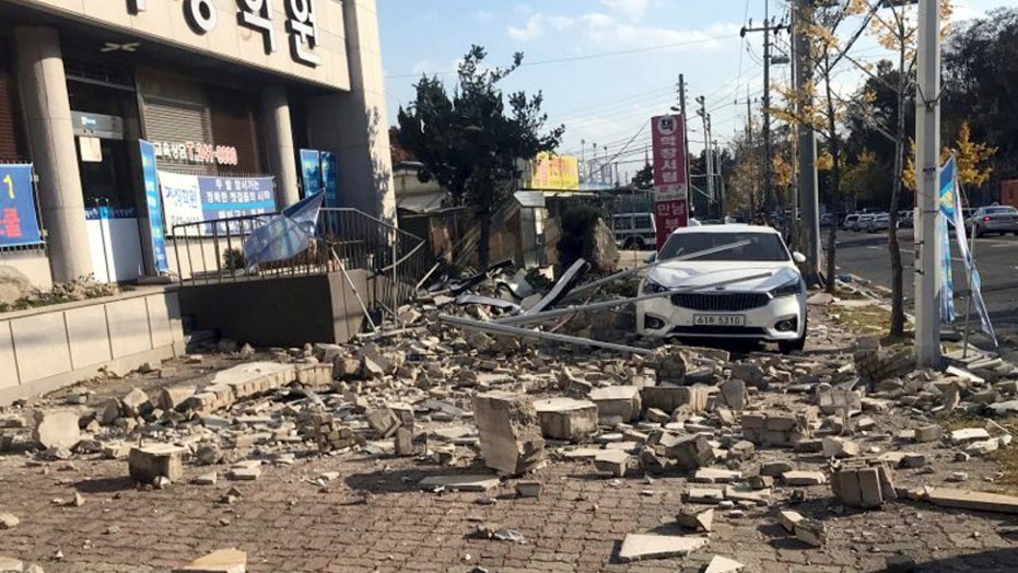 Quake in South Korea Left 1,500 Homeless, Dozens Injured