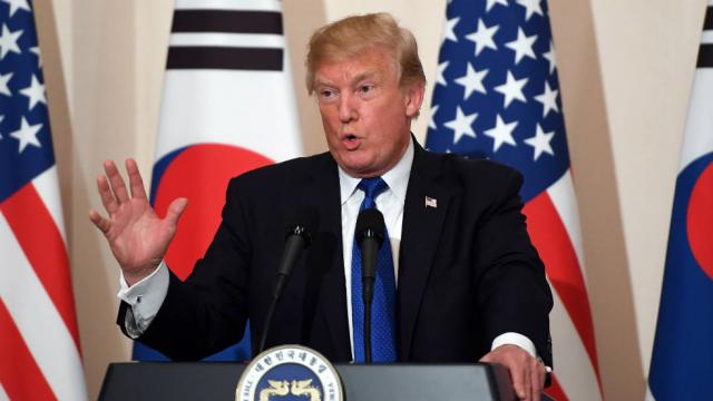 Trump forced to scrap DMZ visit due to bad weather